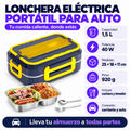 Lonchera eléctrica portátil: capacidad de 1,5 L, potencia de 40 W y accesorios